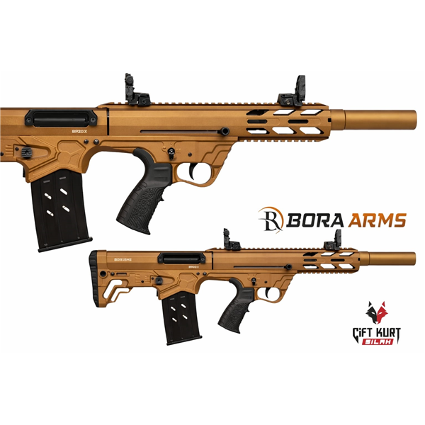 Bora Arms BR 99X 12 Bullpup Şarjörlü Yarı Otomatik Bronz